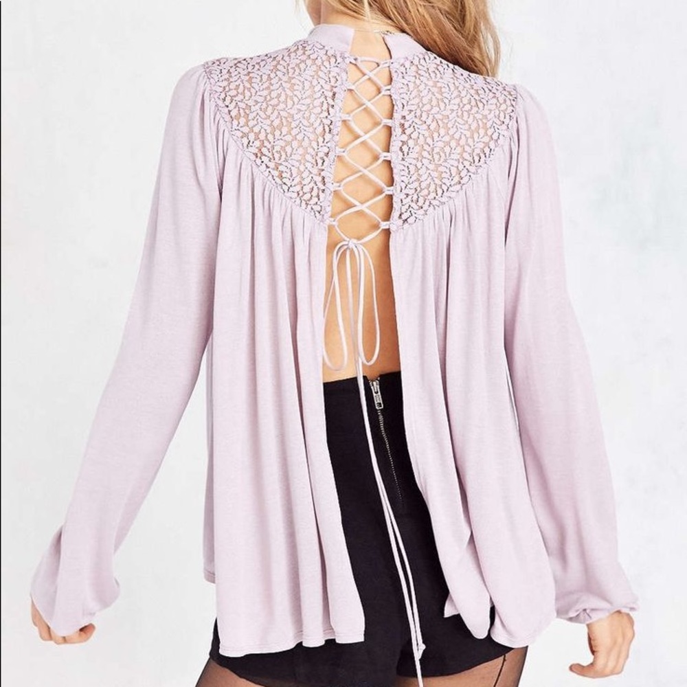 Kimchi Blue Split Back Top